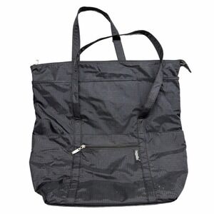 Baggallini | Bags | Baggallini Tote Bag Womens Black Nylon Zipper Shoulder  Work Travel Shopper Large | Poshmark